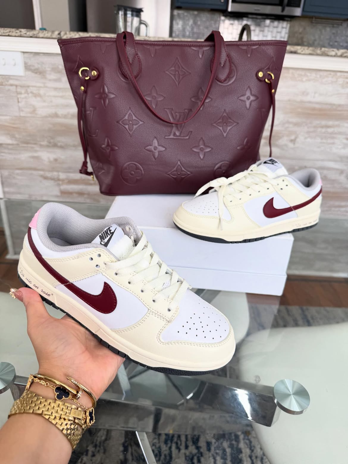 Luxe Bag & NK Sneakers Set