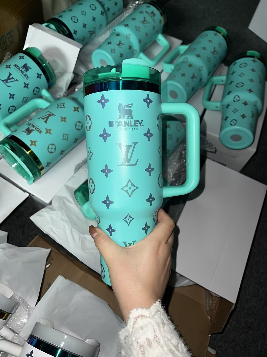 Luxe monogram Stan 40oz Cups