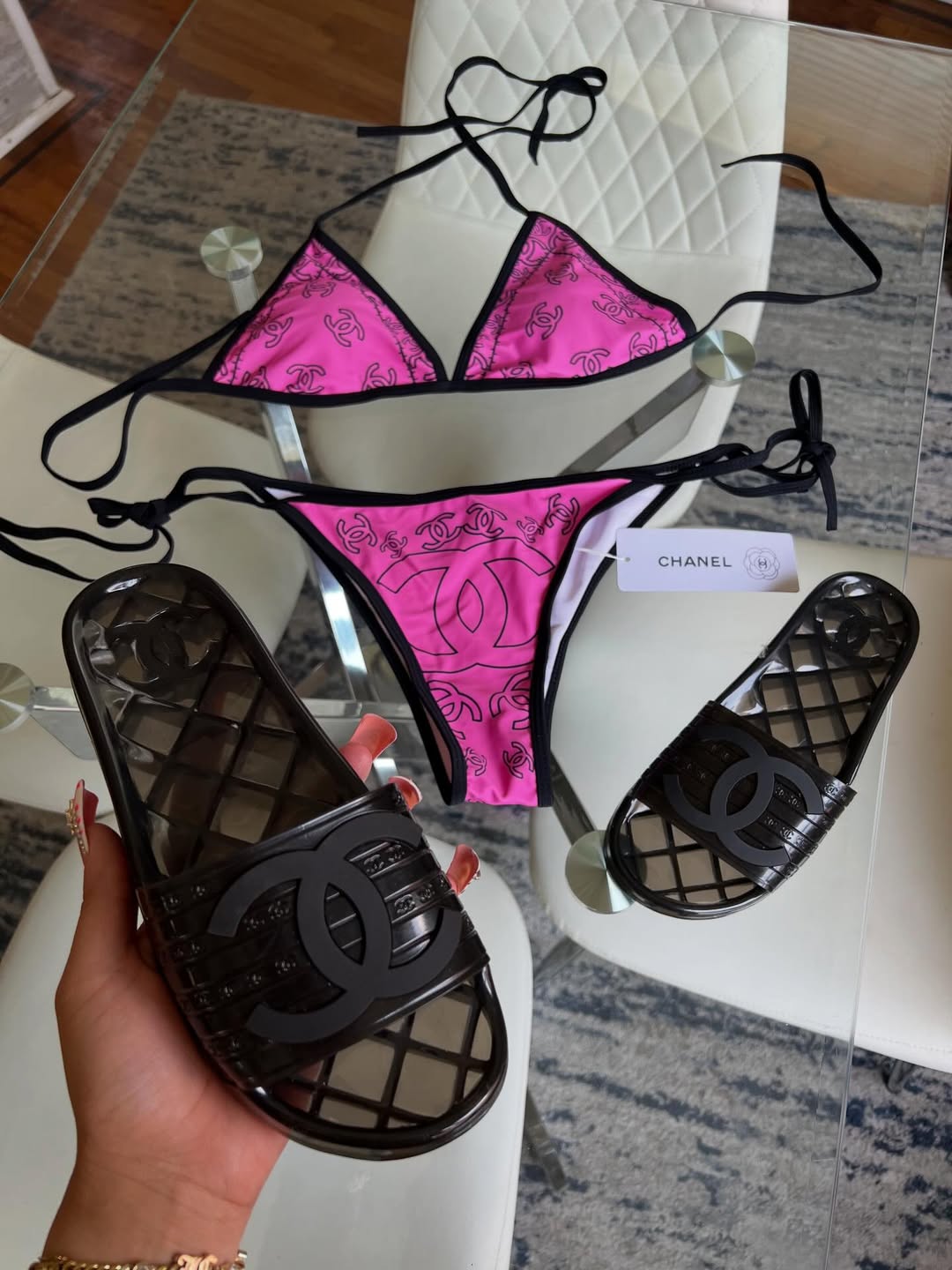 Swimsuit & Sandals Set