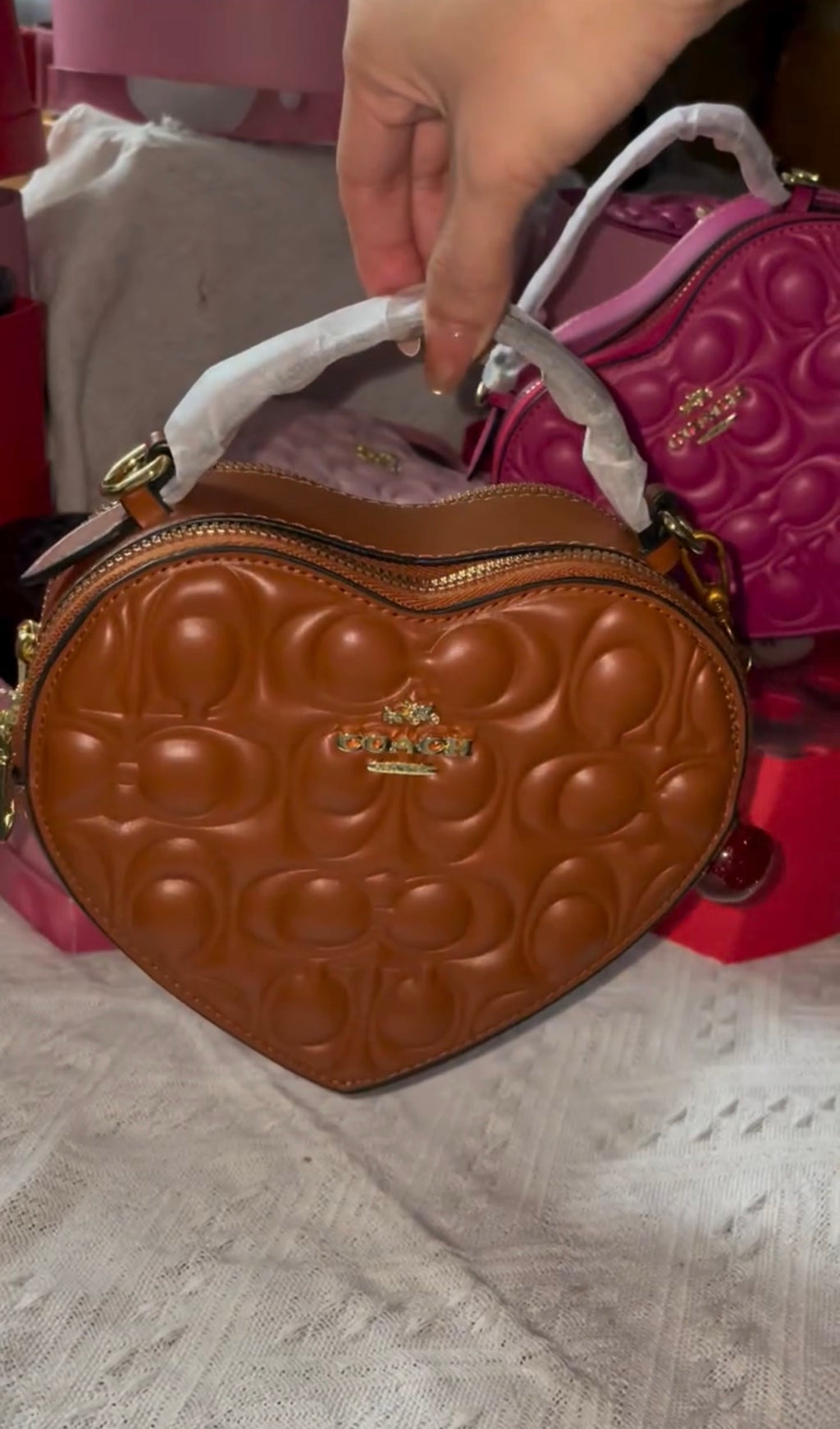 Padded Heart Bags