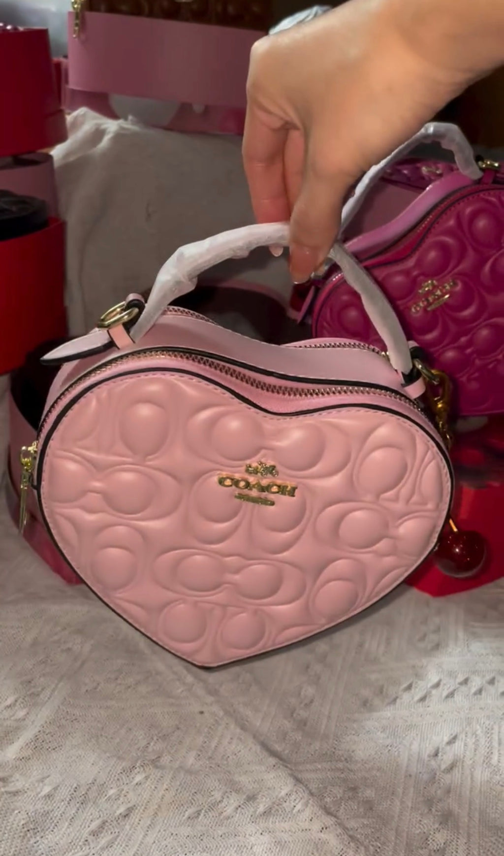 Padded Heart Bags