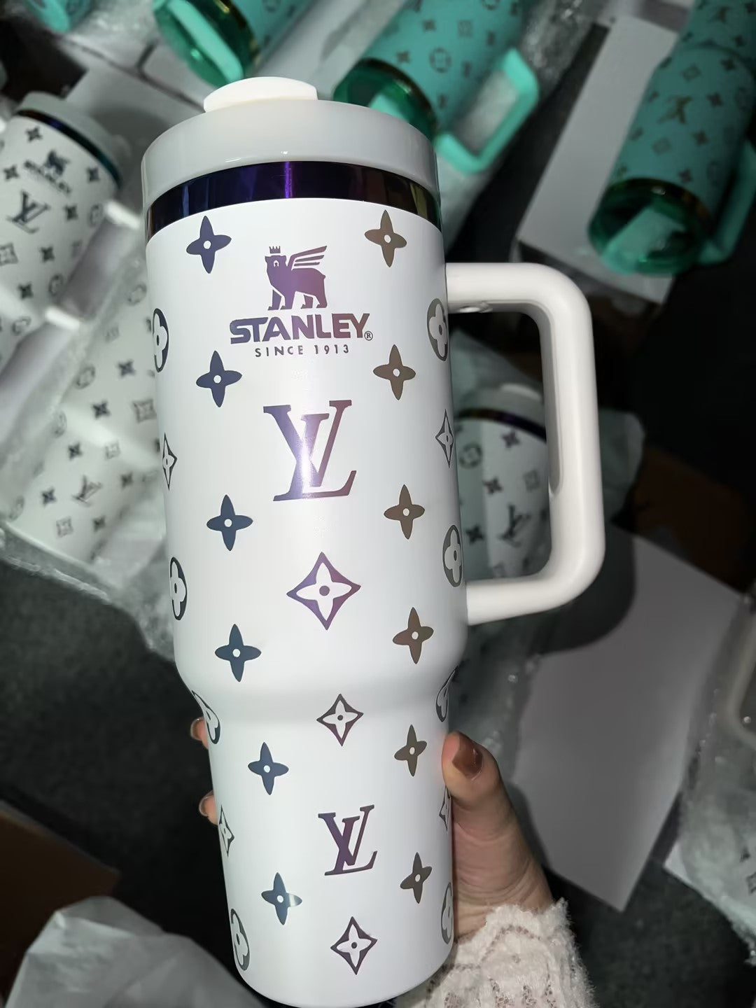 Luxe monogram Stan 40oz Cups