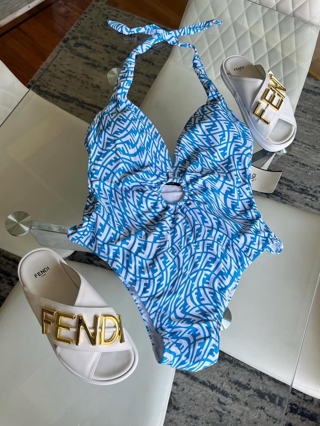 Swimsuit & Sandals Set