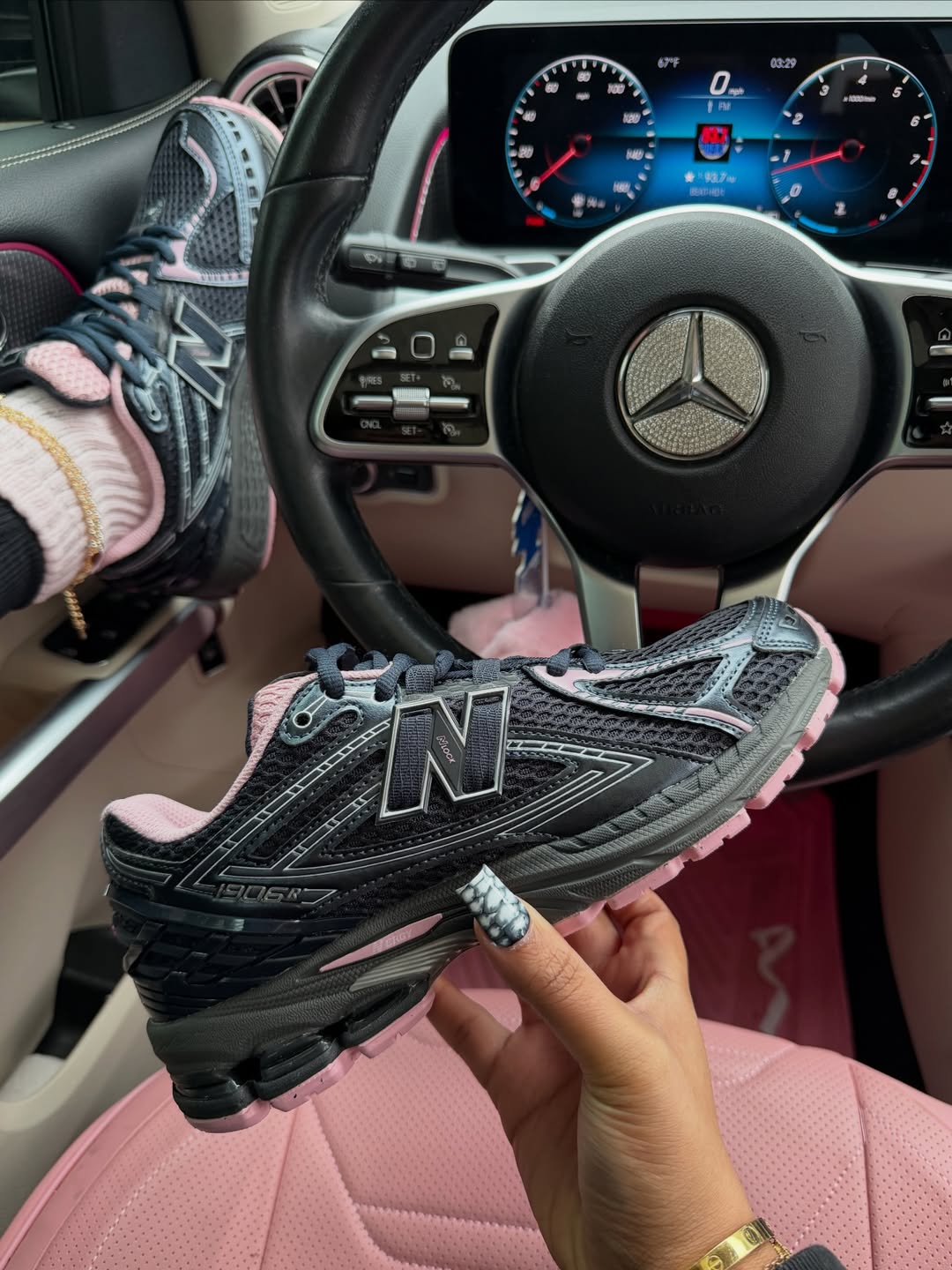 1906R Pink Taffy Sneakers