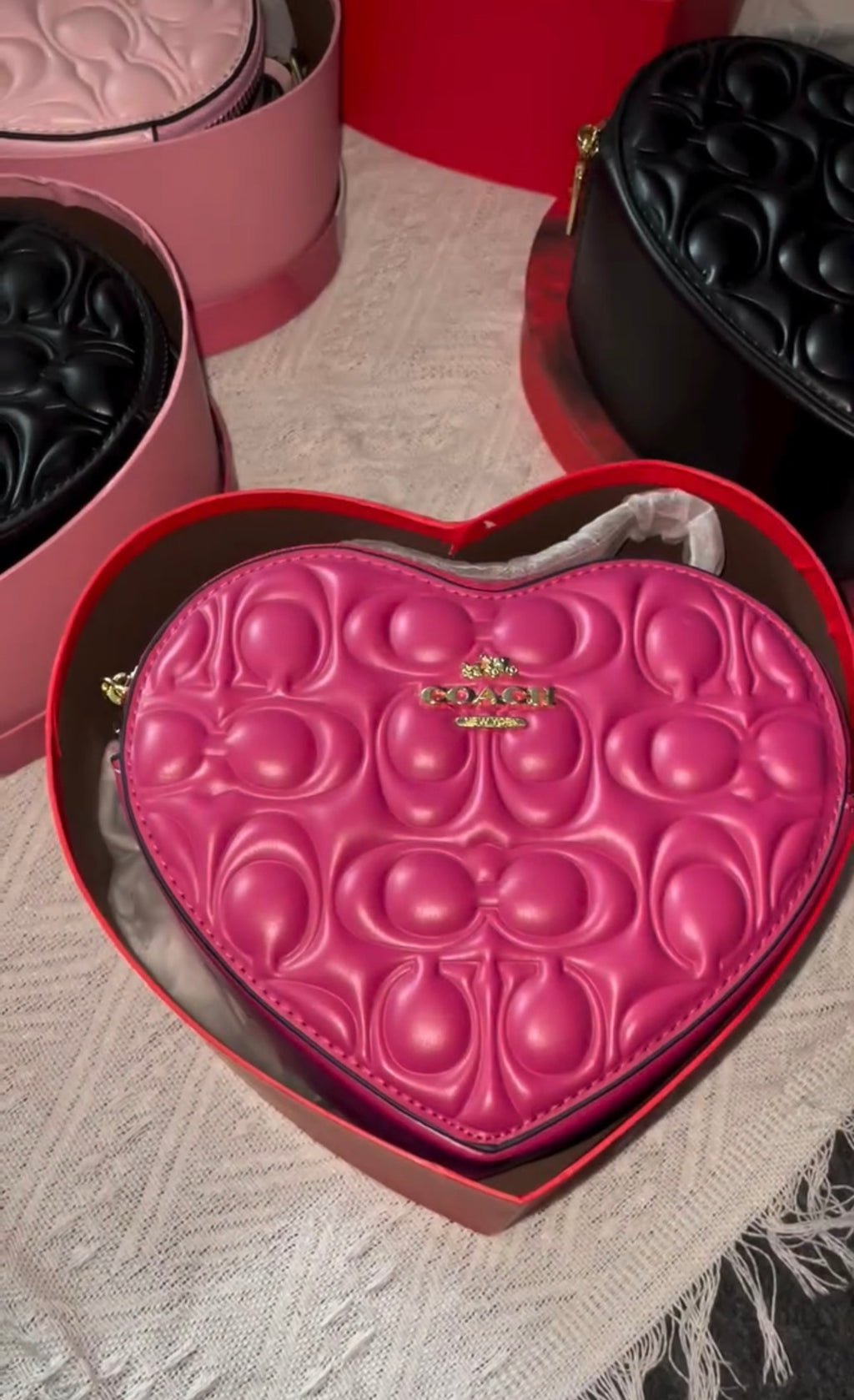 Padded Heart Bags