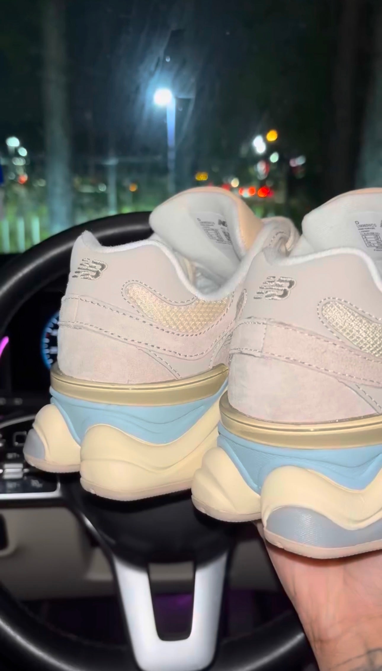 NB “Ivory Cream Pink Sand” Sneakers