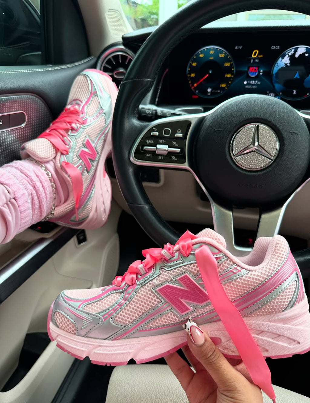 740 Pink Vacation Sneakers