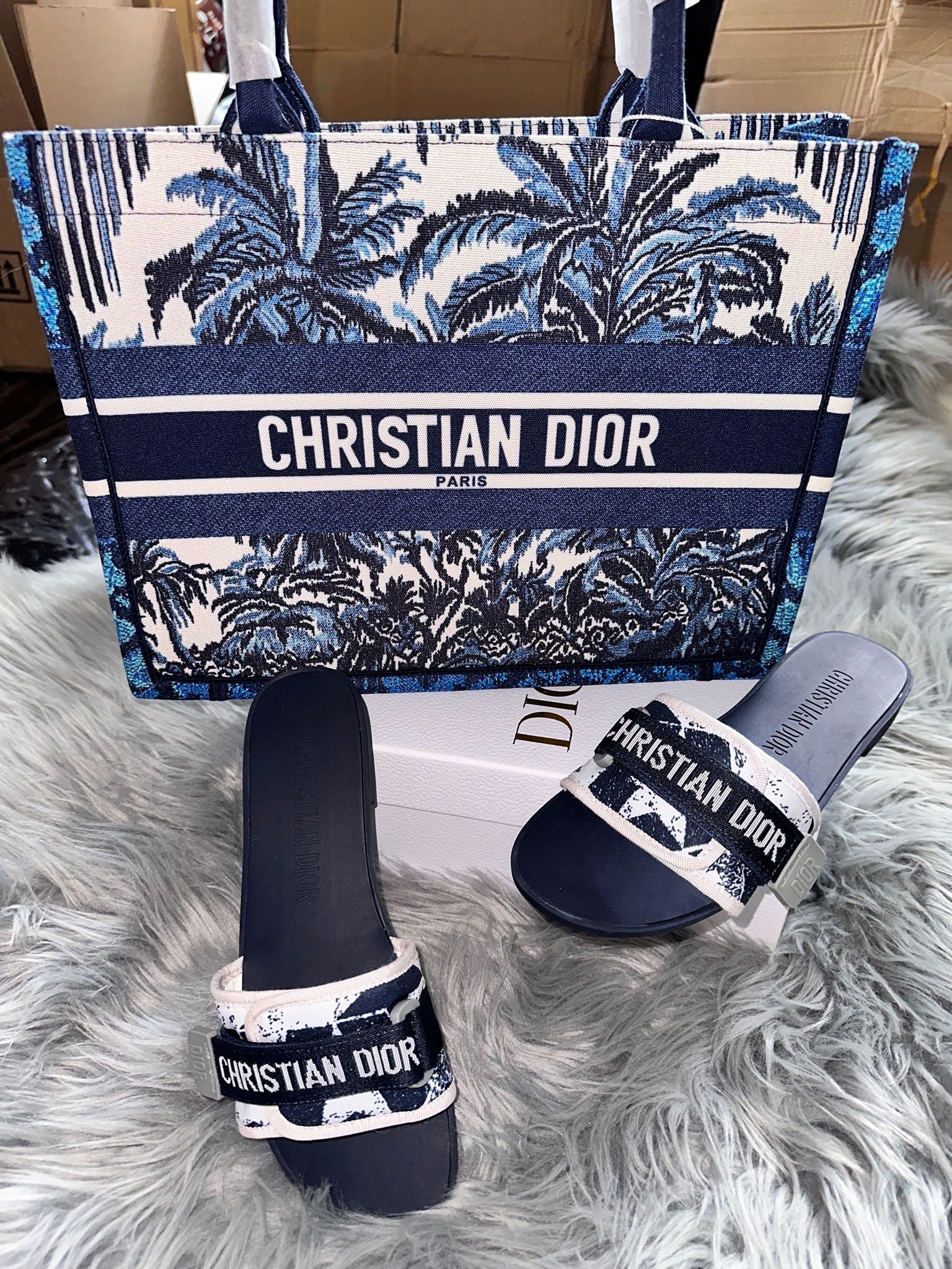CD Sandals & Bag Set