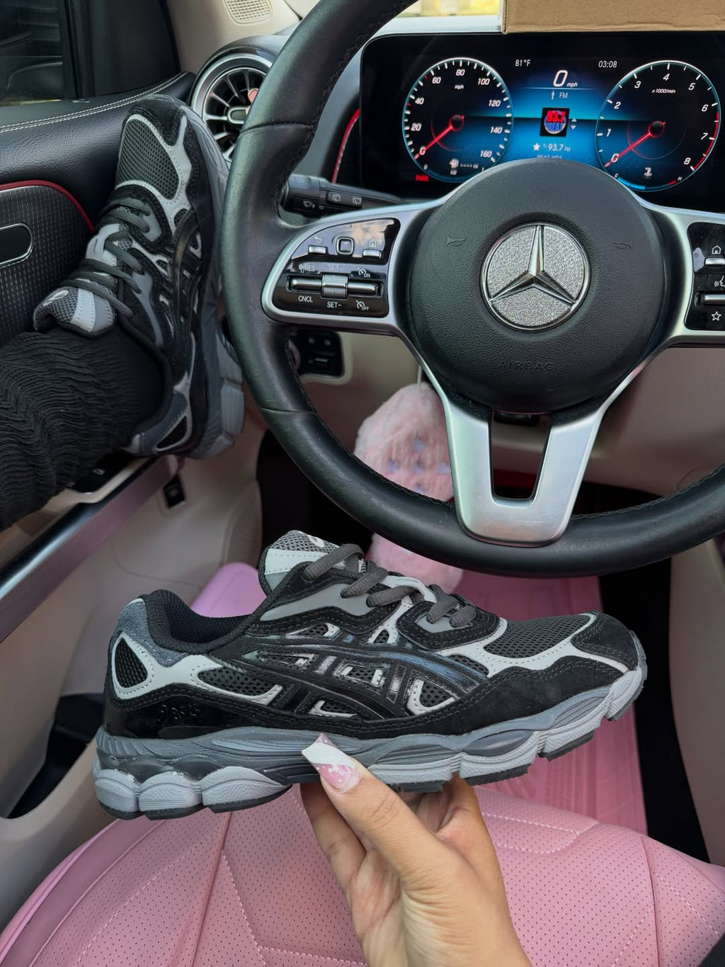 Gel NYC Black/Grey Sneakers