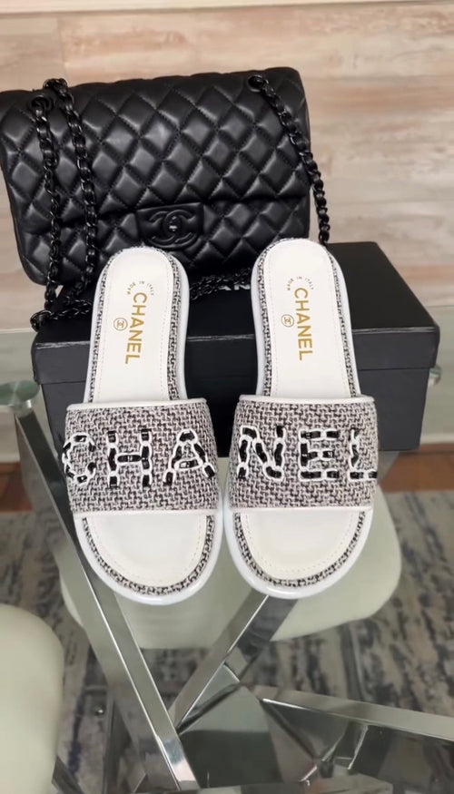 Black Bag & Sandals Set
