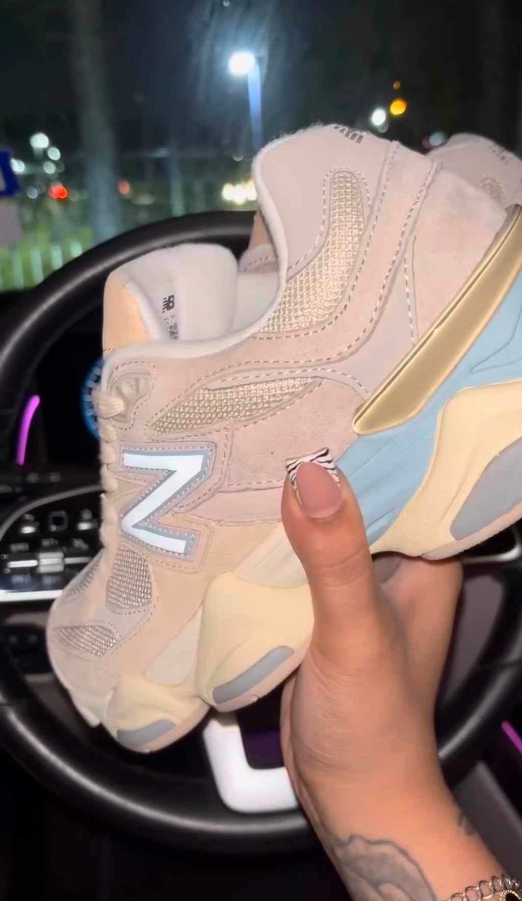 NB “Ivory Cream Pink Sand” Sneakers