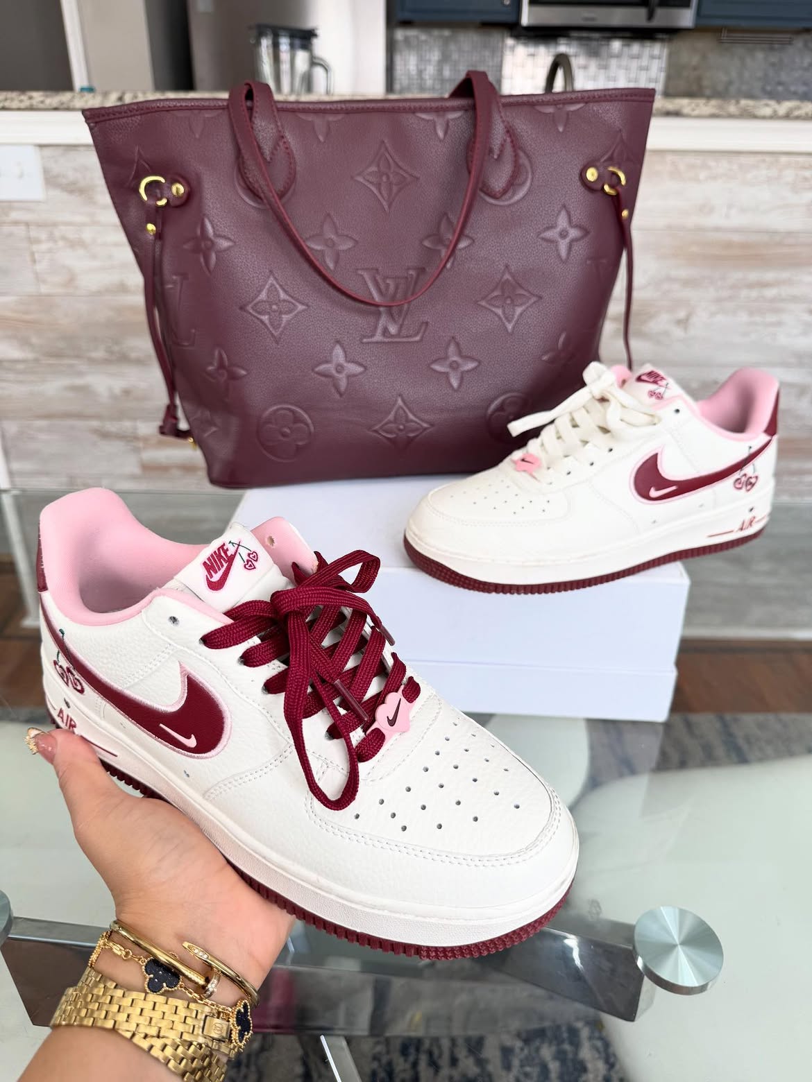 Luxe Bag & NK Sneakers Set