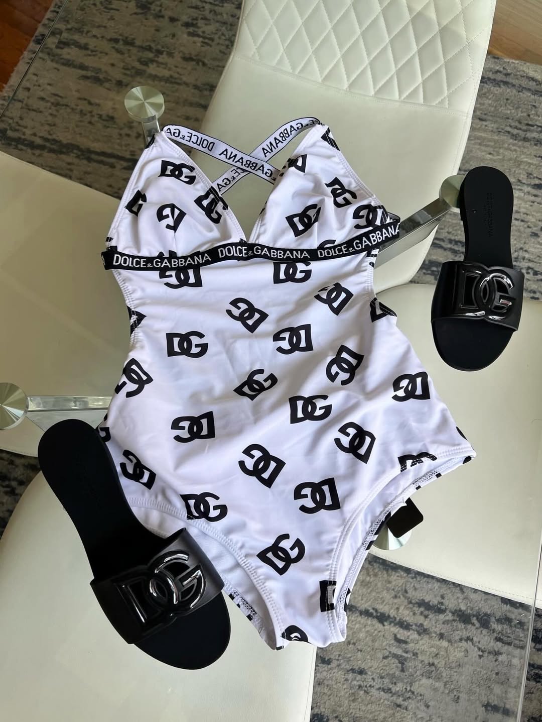 Swimsuit & Sandals Set