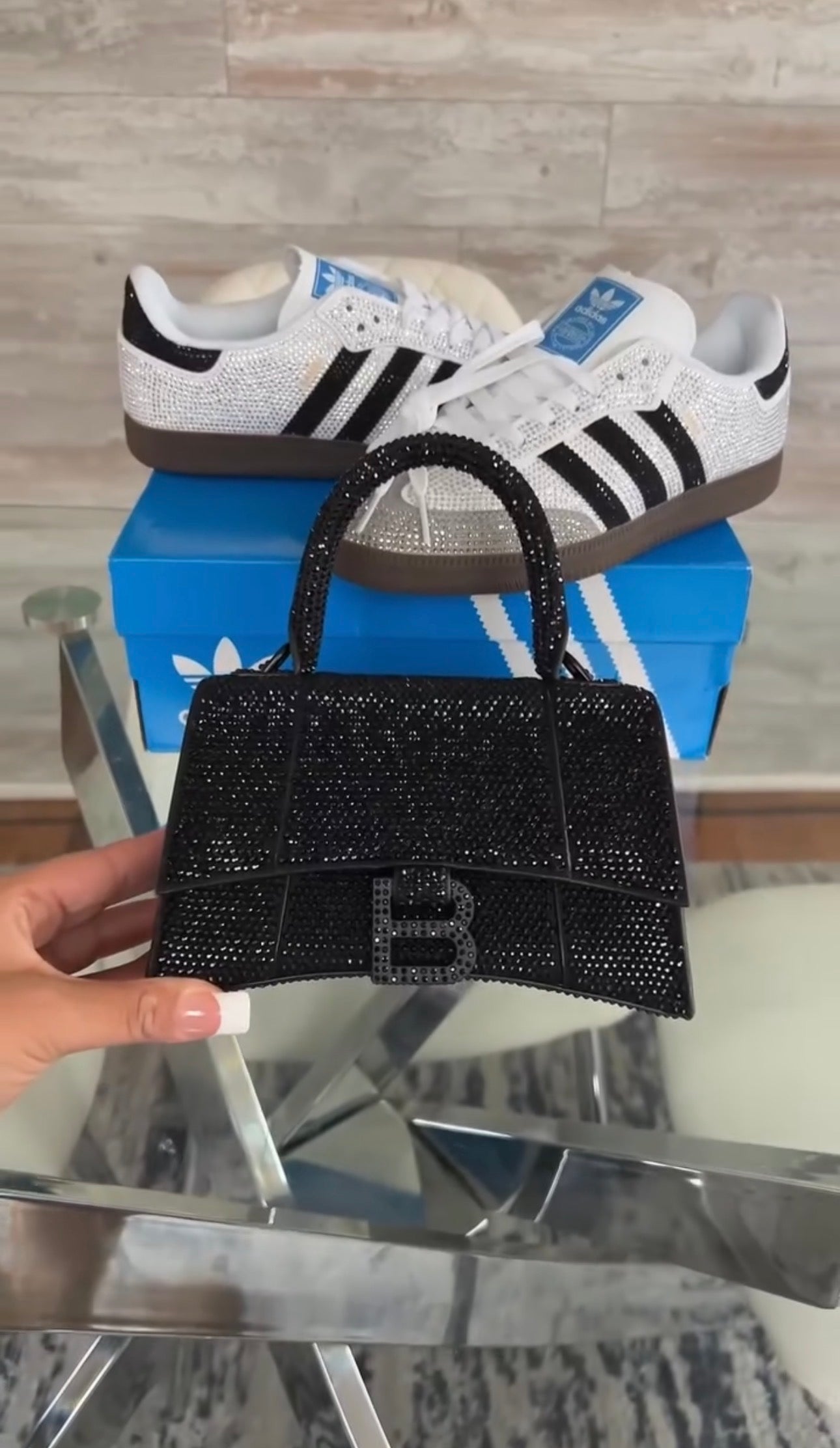 Bling Sneakers & Bag Set