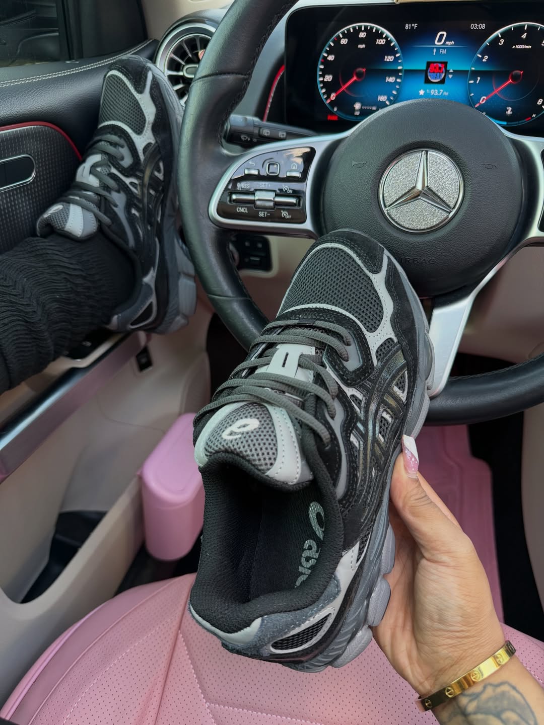 Gel NYC Black/Grey Sneakers