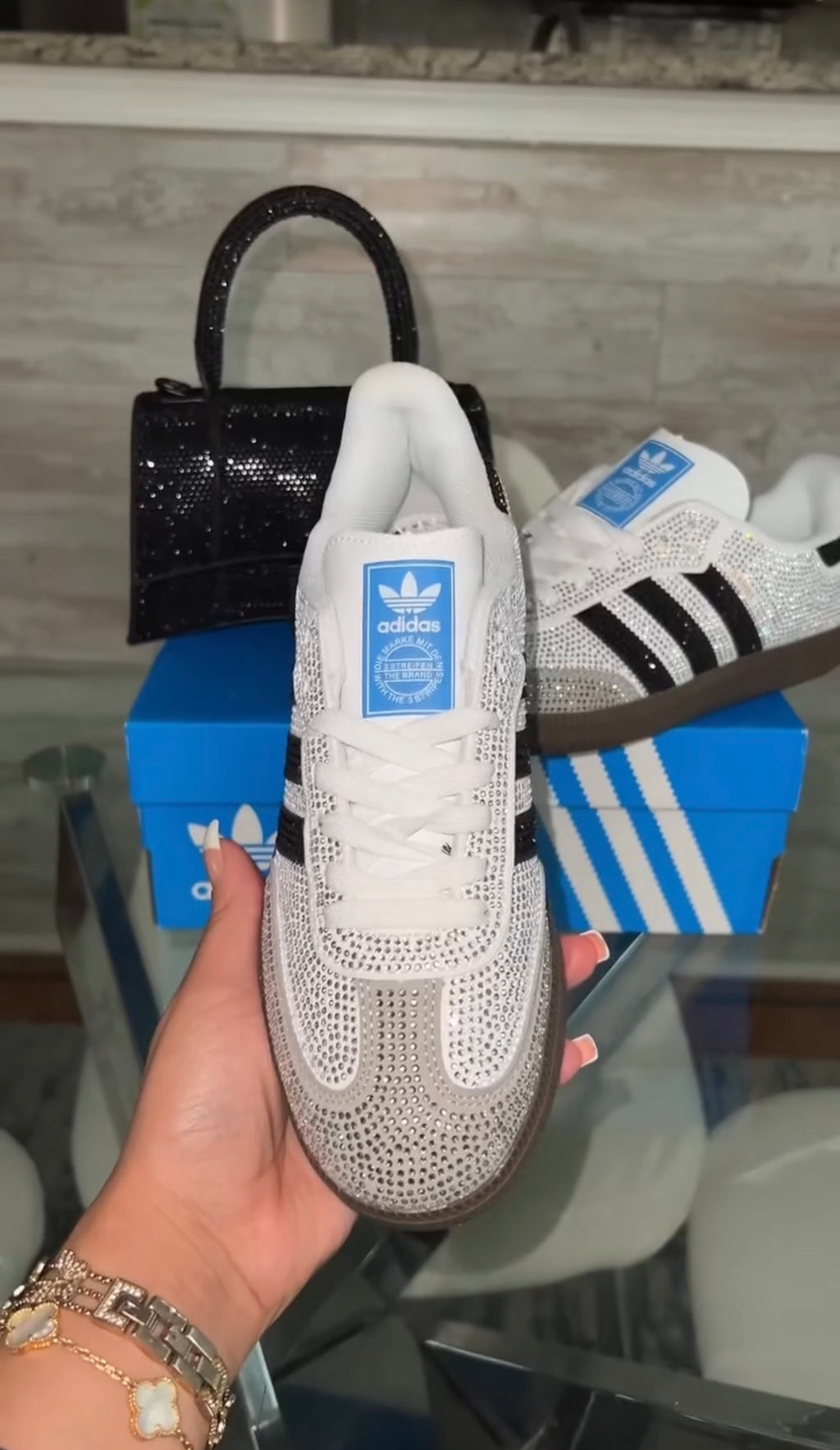 Bling Sneakers & Bag Set