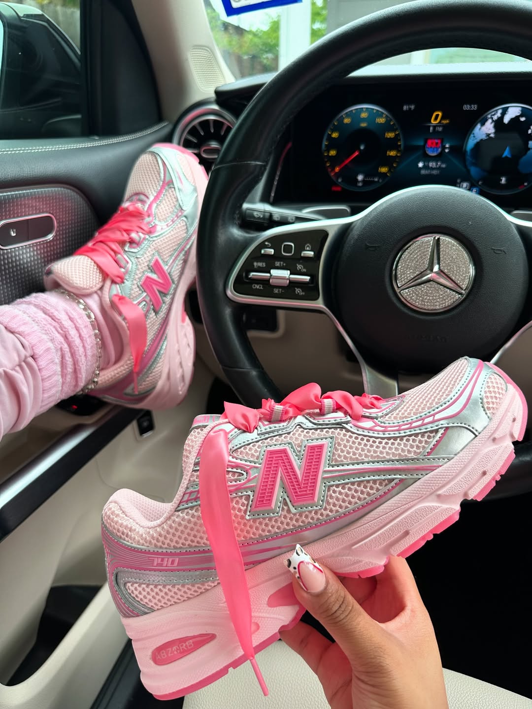 740 Pink Vacation Sneakers