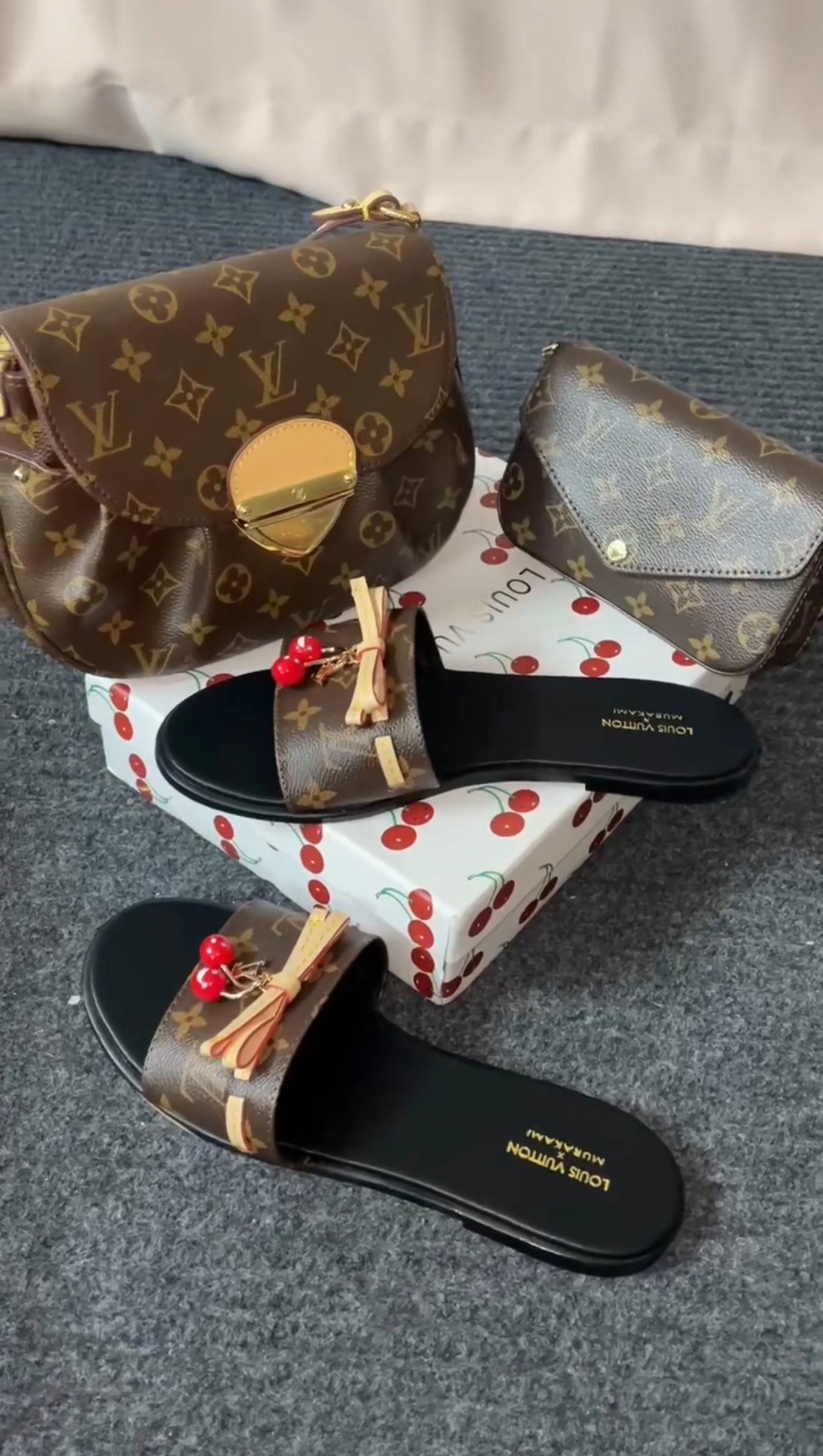 Luxe Sandals & Bag Set