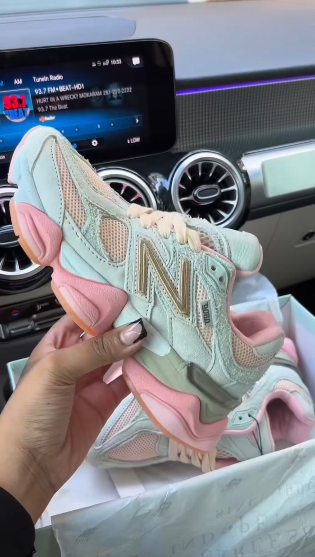 NB “Shower Blue” Sneakers