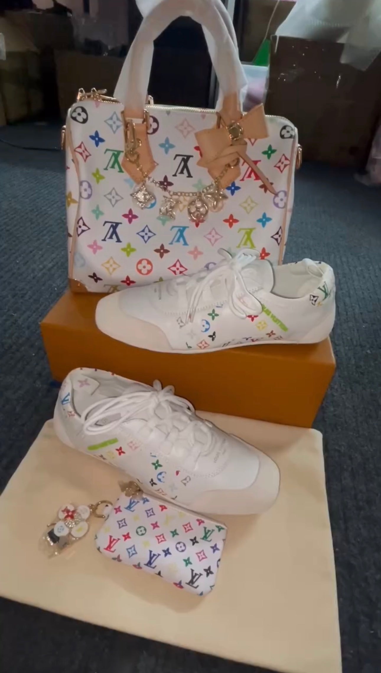 Luxe Sneakers & Bag Set