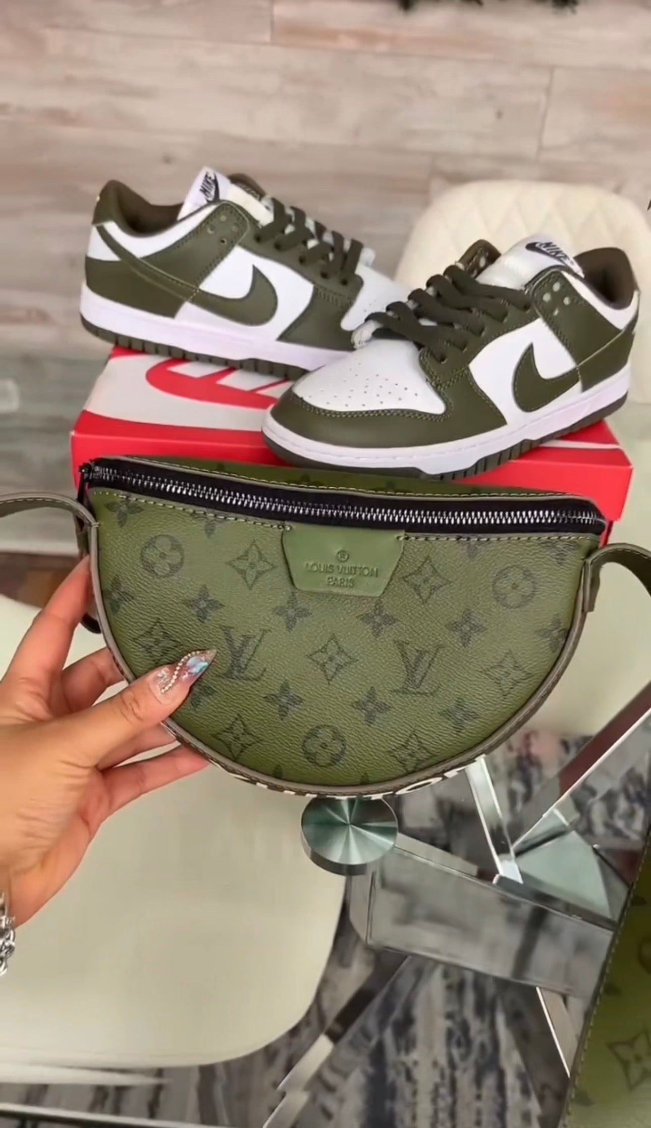 Dunk Sneakers & Bag Set