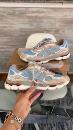 Gel-NYC “Harbor Blue/ Wood Crepe” Sneakers