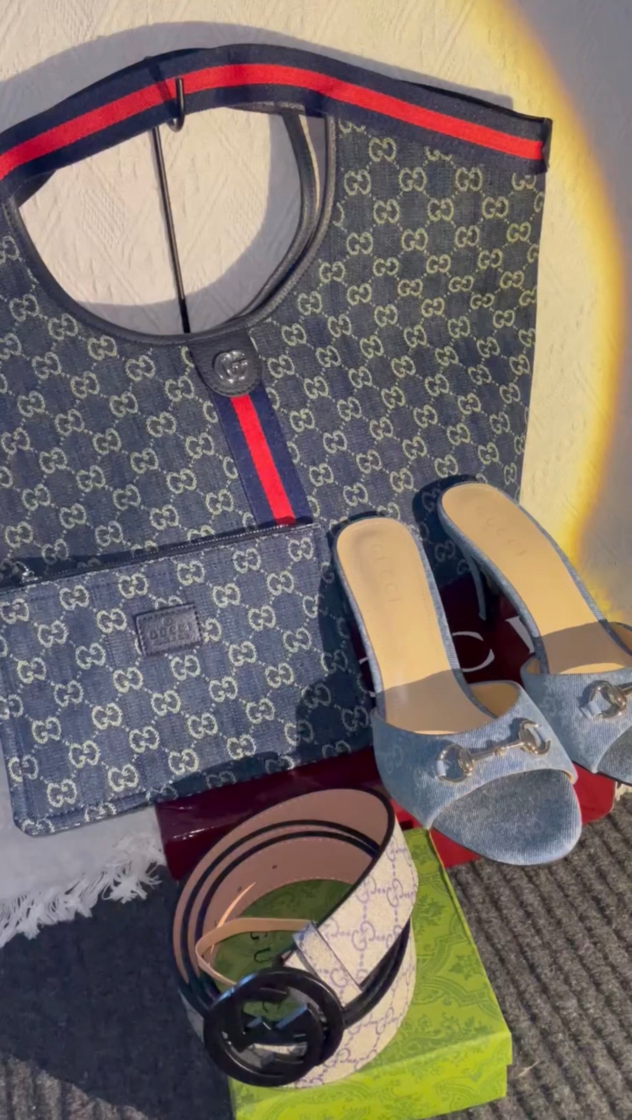 Gigi Heels, Bag, wallet, & belt set