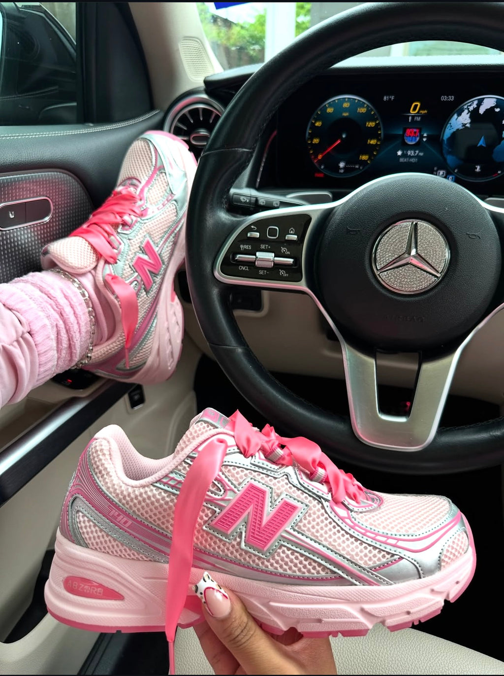 740 Pink Vacation Sneakers