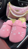Pink mules & Purse Set