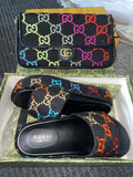Gigi Platform Slides & Bag Set