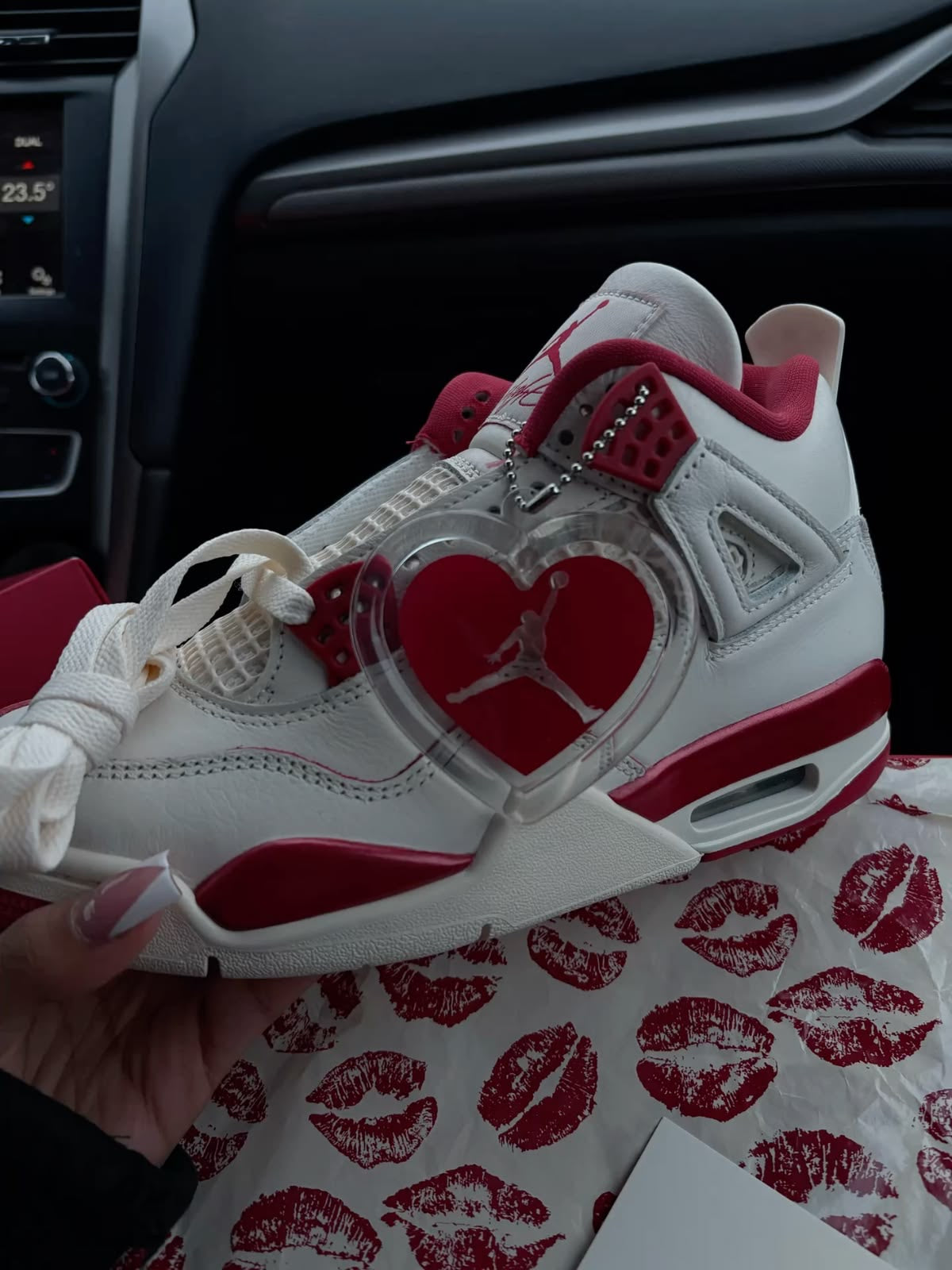 JD 4s “Vday” Sneakers
